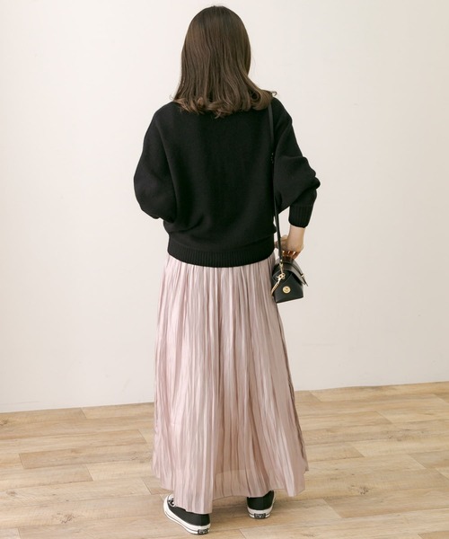 URBAN RESEARCH Sonny Label(アーバンリサーチサニーレーベル)の「シャイニープリーツスカート(スカート・レディース・ネイビー/ブラウン/グレー系その他・FREE)」の11枚目の写真