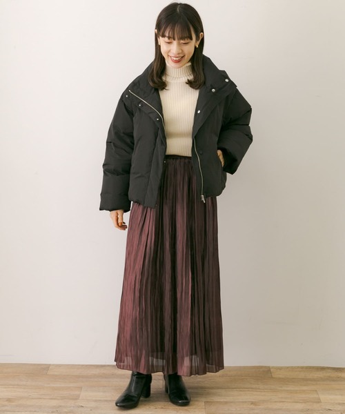 URBAN RESEARCH Sonny Label(アーバンリサーチサニーレーベル)の「シャイニープリーツスカート(スカート・レディース・ネイビー/ブラウン/グレー系その他・FREE)」の18枚目の写真