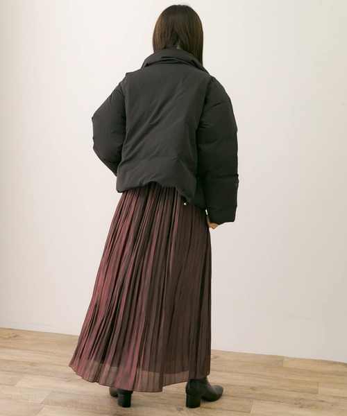URBAN RESEARCH Sonny Label(アーバンリサーチサニーレーベル)の「シャイニープリーツスカート(スカート・レディース・ネイビー/ブラウン/グレー系その他・FREE)」の20枚目の写真