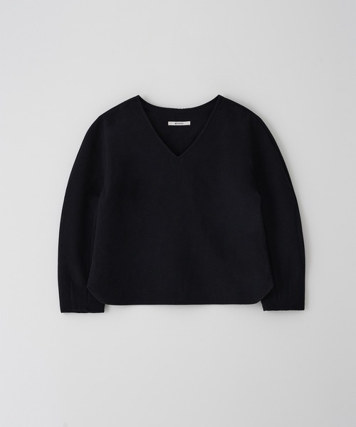 MUYMONA(ムイモナ)の「カーブスリーブプルオーバー mmw22a035【MUYMONA】【2022AW】(Tシャツ/カットソー・レディース・ベージュ/ブラック・FREE)」の22枚目の写真