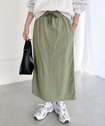 ナイロンカーゴロングスカート