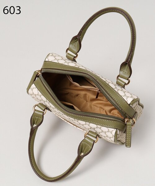 THE SHOP TK （ザ ショップ ティーケー ）の「◆モノグラムボストンバッグ/ワンハンドバッグ（ハンドバッグ・レディース・ホワイト系8/ベージュ系5/ブラウン系6・00）」の11枚目の写真