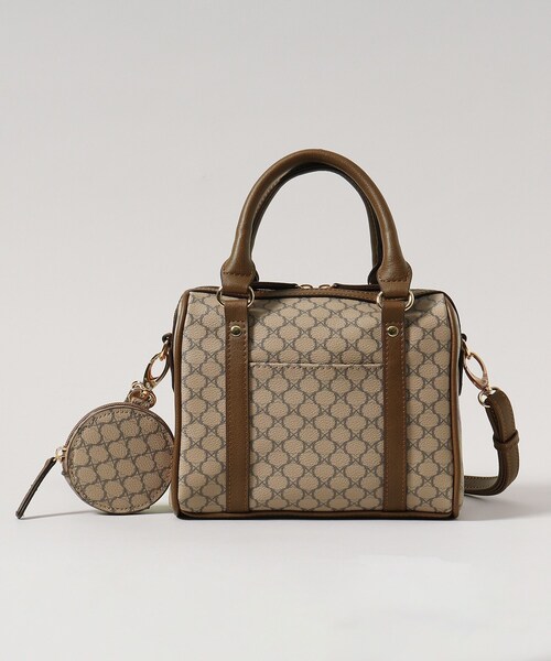 THE SHOP TK （ザ ショップ ティーケー ）の「◆モノグラムボストンバッグ/ワンハンドバッグ（ハンドバッグ・レディース・ホワイト系8/ベージュ系5/ブラウン系6・00）」の21枚目の写真