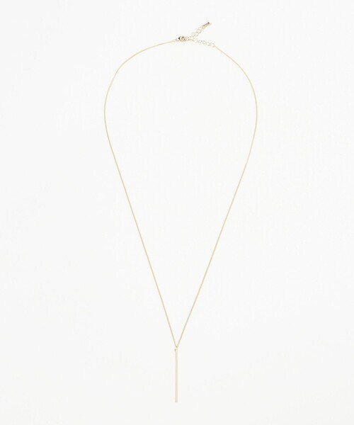 B:MING by BEAMS(ビーミングバイビームス)の「バー ロングチェーン ネックレス(ネックレス・レディース・ゴールド/シルバー・ONE SIZE)」の10枚目の写真