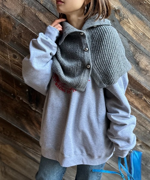 mi via loca（ミヴィアロカ）の「ウール混 カラーニットハイネック