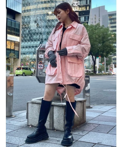 SLY（スライ）の「CHUNK SOLE KNEE BOOTS チャンクソール ニーブーツ ロングブーツ ボリュームソール 厚底（ブーツ・レディース・ブラック・LARGE/SMALL/MEDIUM）」の17枚目の写真