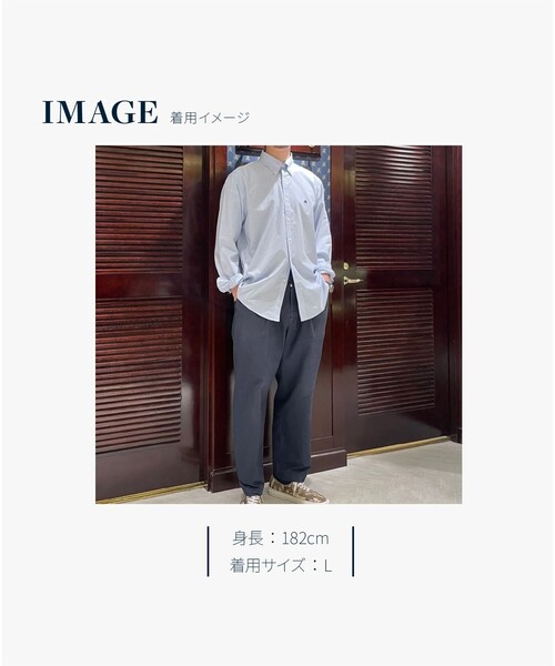 BROOKS BROTHERS(ブルックスブラザーズ)の「ストレッチオックスフォード GFロゴ カジュアルシャツ Regular Fit(シャツ/ブラウス・メンズ・ライトブルー/ピンク/レッド/イエロー/ライトピンク/グリーン/ホワイト/ブルー・LARGE/MEDIUM/SMALL/X-SMALL/X-LARGE)」の10枚目の写真