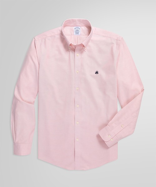 BROOKS BROTHERS(ブルックスブラザーズ)の「ストレッチオックスフォード GFロゴ カジュアルシャツ Regular Fit(シャツ/ブラウス・メンズ・ライトブルー/ピンク/レッド/イエロー/ライトピンク/グリーン/ホワイト/ブルー・LARGE/MEDIUM/SMALL/X-SMALL/X-LARGE)」の7枚目の写真