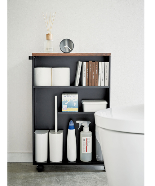 tower(タワー)の「【tower】 ハンドル付きスリムトイレラック(掃除グッズ・レディース・ホワイト/ブラック・フリー)」の11枚目の写真