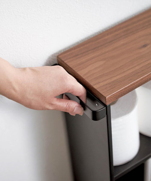 tower(タワー)の「【tower】 ハンドル付きスリムトイレラック(掃除グッズ・レディース・ホワイト/ブラック・フリー)」の14枚目の写真