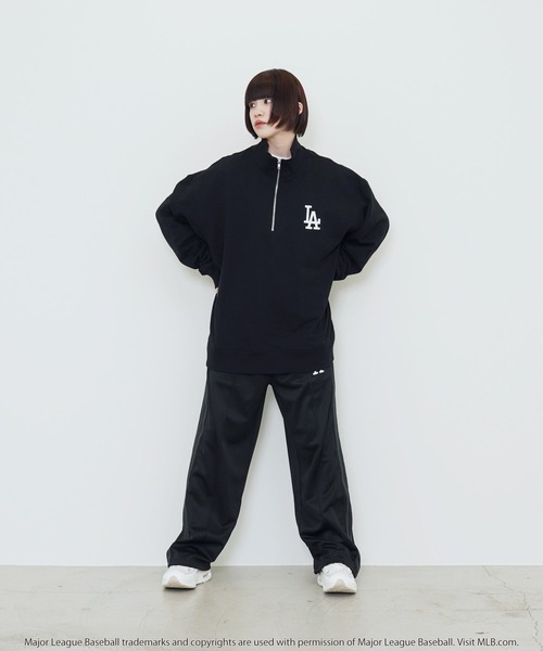 MLB（メジャーリーグベースボール）の「MLB / メジャーリーグベースボール Lulu & Arnie 別注 サイドライン トラックパンツ（その他パンツ・メンズ・グレー系その他2/グレー系その他/ブラック系その他2/ブラック系その他・MEDIUM/LARGE）」の21枚目の写真