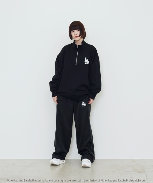 MLB（メジャーリーグベースボール）の「MLB / メジャーリーグベースボール Lulu & Arnie 別注 サイドライン トラックパンツ（その他パンツ・メンズ・グレー系その他2/グレー系その他/ブラック系その他2/ブラック系その他・MEDIUM/LARGE）」の22枚目の写真