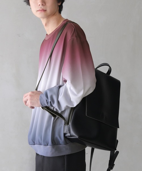 osharewalker（オシャレウォーカー）の「【廃盤】『グラデーションプリントスウェット』（スウェット・レディース・グリーン/ボルドー・1/2）」の11枚目の写真