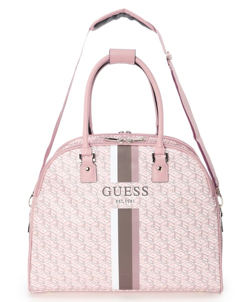 Guess（ゲス）の「WILDER Deluxe Dome（ボストンバッグ・レディース・ライトピンク/ライトブラウン・ONE SIZE）」の4枚目の写真