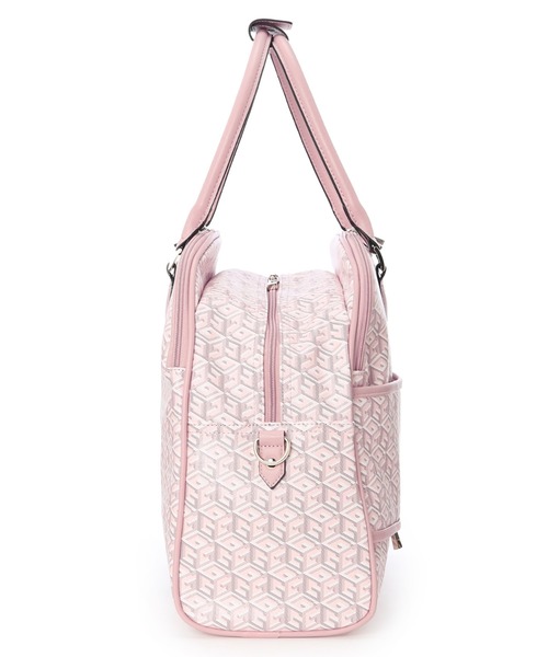Guess（ゲス）の「WILDER Deluxe Dome（ボストンバッグ・レディース・ライトピンク/ライトブラウン・ONE SIZE）」の5枚目の写真