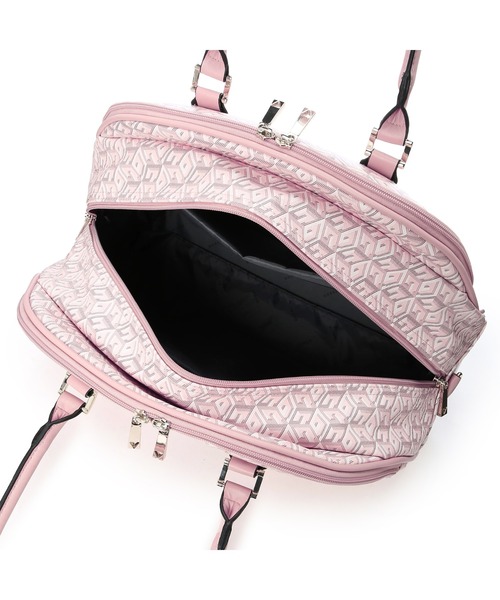 Guess（ゲス）の「WILDER Deluxe Dome（ボストンバッグ・レディース・ライトピンク/ライトブラウン・ONE SIZE）」の11枚目の写真