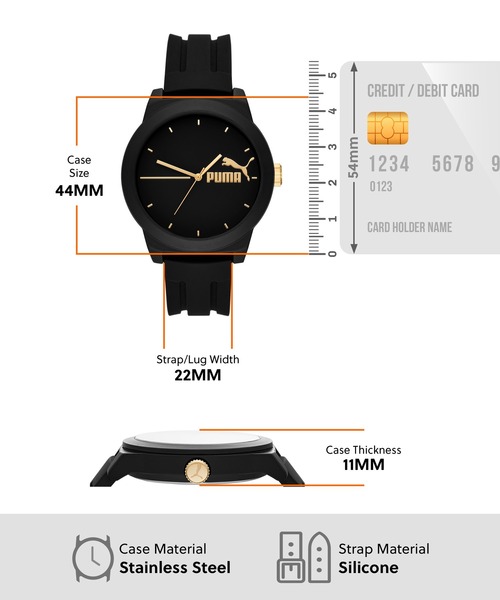 PUMA（プーマ）の「PUMA 5 P6057（アナログ腕時計）」 - WEAR