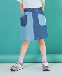 BEAMS mini | BEAMS mini / カラーブロック インショーツ スカート 23SS（90～150cm）(スカート)