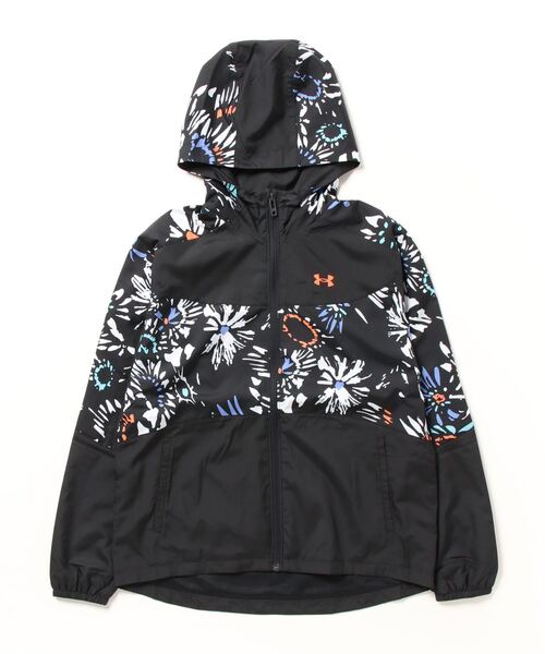 UNDER ARMOUR（アンダーアーマー）の「アンダーアーマー  UA MESH LINER WOVEN PRINT（ナイロンジャケット・レディース・ネイビー/ブラック・XL/S/M/L）」の2枚目の写真