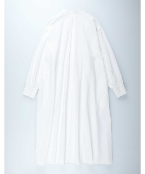 HONEYSUCKLE ROSE(ハニーサックルローズ)の「【HONEYSUCKLE ROSE】長袖ギャザーワンピース(シャツ/ブラウス・レディース・ホワイト/ブラック・M/L)」の10枚目の写真