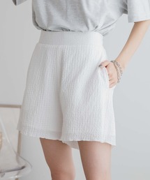 WEGO/【セットアップ対応商品】クリンクルイージーショートパンツ