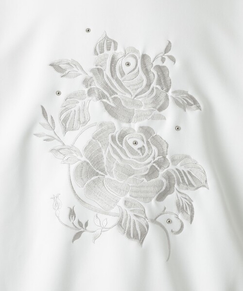 LOVELESS（ラブレス）の「RAMPONIエンブロイダリー プルオーバー（スウェット・メンズ・オフホワイト/ブラック・L/M）」の7枚目の写真