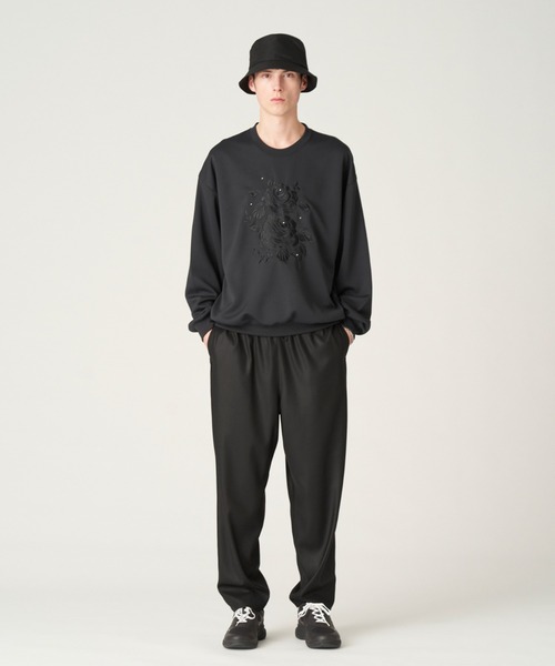 LOVELESS（ラブレス）の「RAMPONIエンブロイダリー プルオーバー（スウェット・メンズ・オフホワイト/ブラック・L/M）」の10枚目の写真