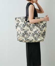 NOMADIS トートバッグL キャンバス地　 総柄ターコイズブルー　Arles NOMADIS（ノマディス）の「【NOMADIS】トートバッグXL/Arles