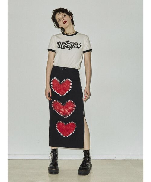 jouetie（ジュエティ）の「ヒッピーロゴリンガー Tシャツ（Tシャツ/カットソー・レディース・ブラック/ブラウン/オフホワイト・MEDIUM）」の11枚目の写真