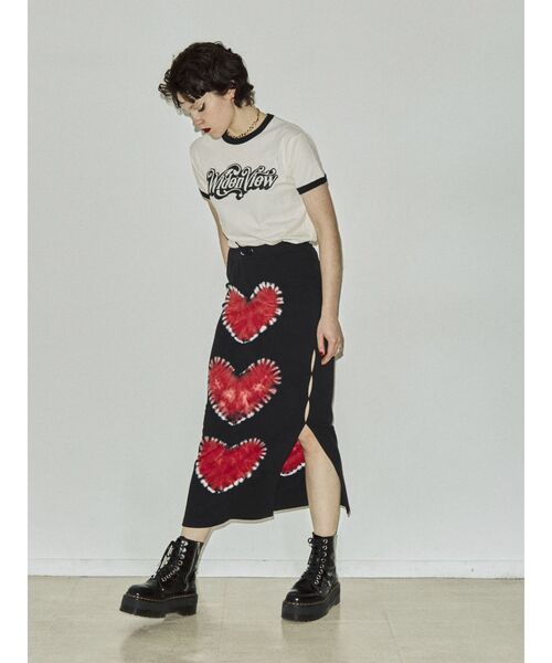 jouetie（ジュエティ）の「ヒッピーロゴリンガー Tシャツ（Tシャツ/カットソー・レディース・ブラック/ブラウン/オフホワイト・MEDIUM）」の20枚目の写真