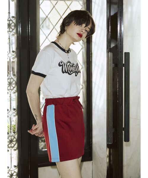 jouetie（ジュエティ）の「ヒッピーロゴリンガー Tシャツ（Tシャツ/カットソー・レディース・ブラック/ブラウン/オフホワイト・MEDIUM）」の7枚目の写真