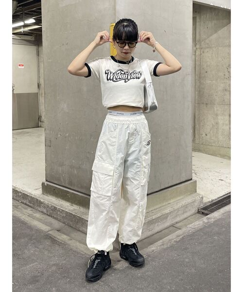 jouetie（ジュエティ）の「ヒッピーロゴリンガー Tシャツ（Tシャツ/カットソー・レディース・ブラック/ブラウン/オフホワイト・MEDIUM）」の15枚目の写真