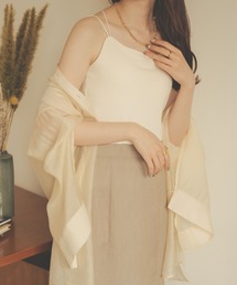 バッククロスカップ付きキャミソール/【WEB/EC限定商品】
