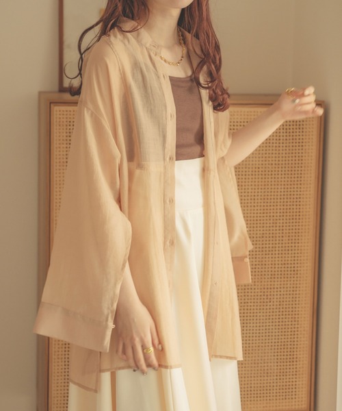 Ambre Neige(アンブルネージュ)の「バッククロスカップ付きキャミソール/【WEB/EC限定商品】(キャミソール・レディース・ダークブラウン/ベージュ/ブラック/アイボリー・FREE)」の5枚目の写真