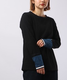 Emago（イマゴ）の「EMAGO 袖切替えロングスリーブ（Tシャツ/カットソー）」