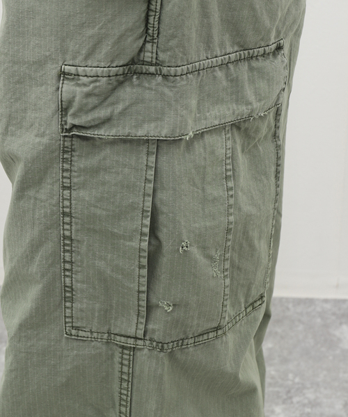 JOURNAL STANDARD J.S HOMESTEAD（ジャーナルスタンダードホームステッド）の「【J.S.Homestead】M-51 STONE LONG WASH（カーゴパンツ・メンズ・カーキ・LARGE/MEDIUM）」の21枚目の写真