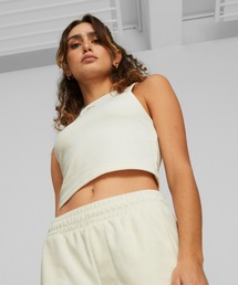PUMA プーマ ウィメンズ CLASSICS パイル クロップ トップ