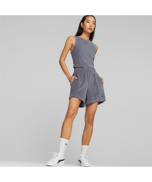 PUMA(プーマ)の「PUMA プーマ ウィメンズ CLASSICS パイル クロップ トップ(その他トップス・レディース・タン/ライトグレー/グレー・MEDIUM/LARGE/SMALL/X-SMALL)」の14枚目の写真