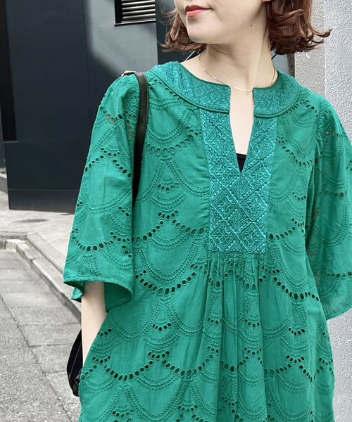セール】【ne Quittez pas / ヌキテパ】COTTON VOILE DOT HEMLA