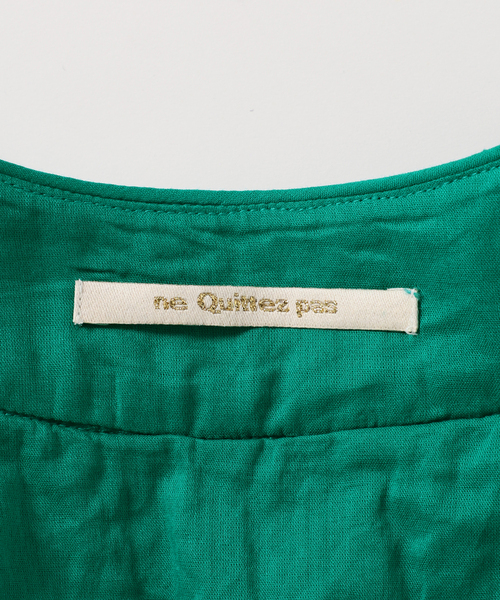 NE QUITTEZ PAS!（ヌキテパ）の「【ne Quittez pas / ヌキテパ】COTTON VOILE DOT HEMLA（ワンピース・レディース・グリーン・FREE）」の7枚目の写真