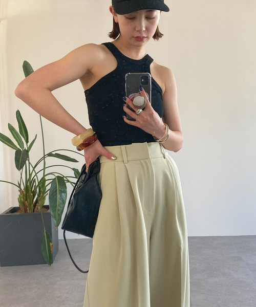 HANNE（アン）の「アメスリリブタンクトップ（タンクトップ・レディース・ブラック/ホワイト・フリー）」の10枚目の写真