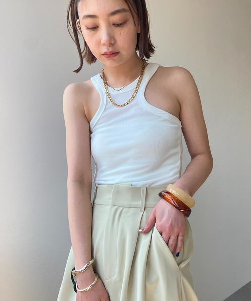 HANNE（アン）の「アメスリリブタンクトップ（タンクトップ・レディース・ブラック/ホワイト・フリー）」の11枚目の写真