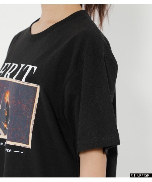 R4G（アールフォージー）の「[転生したらスライムだった件］BAMEN TEE THE RED IFRIT（Tシャツ/カットソー・レディース・ブラック・X-LARGE/LARGE/MEDIUM）」の7枚目の写真