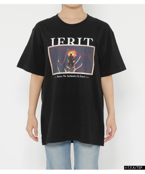 R4G（アールフォージー）の「[転生したらスライムだった件］BAMEN TEE THE RED IFRIT（Tシャツ/カットソー・レディース・ブラック・X-LARGE/LARGE/MEDIUM）」の3枚目の写真