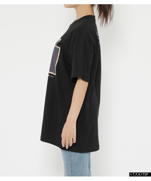 R4G（アールフォージー）の「[転生したらスライムだった件］BAMEN TEE THE RED IFRIT（Tシャツ/カットソー・レディース・ブラック・X-LARGE/LARGE/MEDIUM）」の4枚目の写真