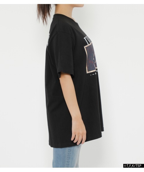 R4G（アールフォージー）の「[転生したらスライムだった件］BAMEN TEE THE RED IFRIT（Tシャツ/カットソー・レディース・ブラック・X-LARGE/LARGE/MEDIUM）」の6枚目の写真