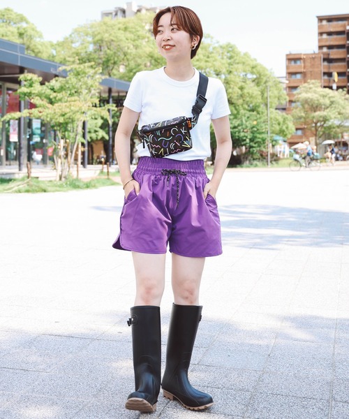 KiU（キウ）の「水陸両用 ウォーターリペレント ウエストギャザーショートパンツ（その他パンツ・メンズ・ブラック/ターコイズブルー/グレー/モスグリーン/パープル・SMALL/MEDIUM/LARGE）」の21枚目の写真