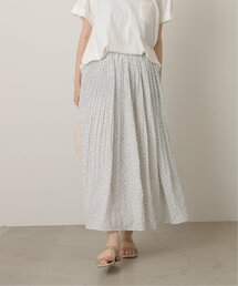 RAY CASSIN（レイカズン）の「単色花柄消しプリーツスカート（スカート）」