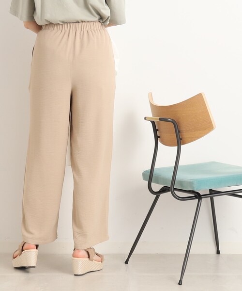 SHOO・LA・RUE（シューラルー）の「◆【接触冷感/セットアップ可/イージーケア】ウエストゴムで楽ちん ワイドパンツ（その他パンツ・レディース・マスタード/カーキ/ベージュ/ブラック・00）」の15枚目の写真