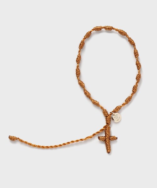 TAKEO KIKUCHI(タケオキクチ)の「【OJO DE MEX】Mexican Rosario Bracelet(ブレスレット・メンズ・キャメル/パープル/レッド系1/グリーン/ブラック/イエロー/ライトブルー/ピンク系・00)」の1枚目の写真